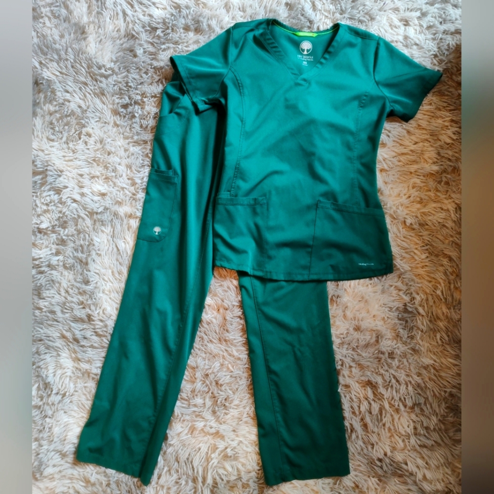 Green Scrub Set
